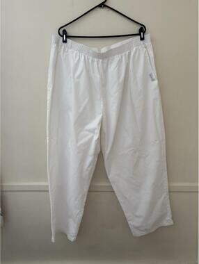 Lot of 3 Landau Plus Sz Women’s Straight Leg Scrub Pants ( 3pr) Sz 4XL White